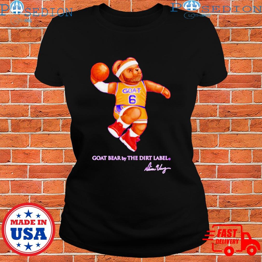 Los Angeles Lakers LeBron James GOAT bear Shirt - Bring Your Ideas