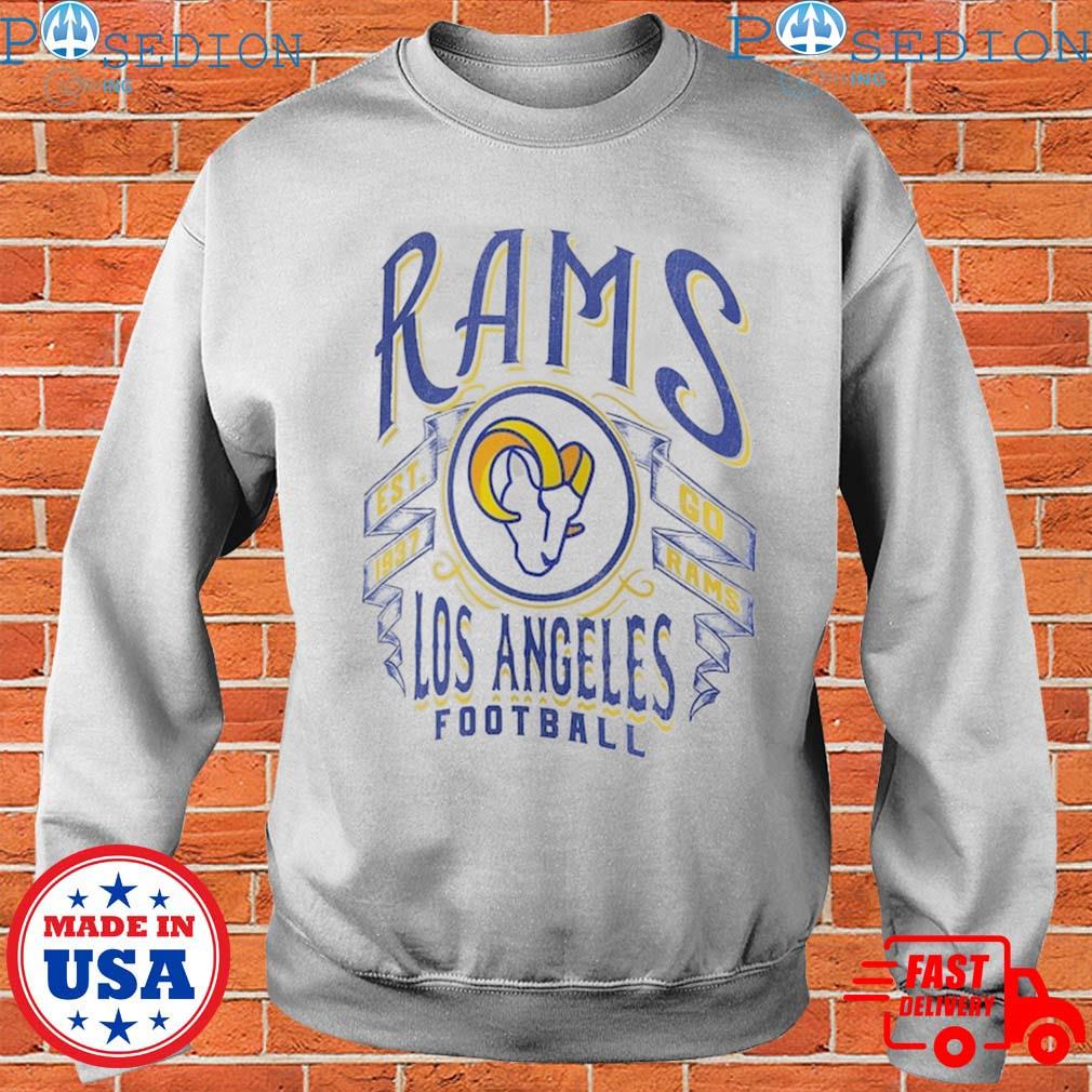 Official los Angeles Rams NFL x Darius Rucker Vintage Football T Shirt -  Limotees