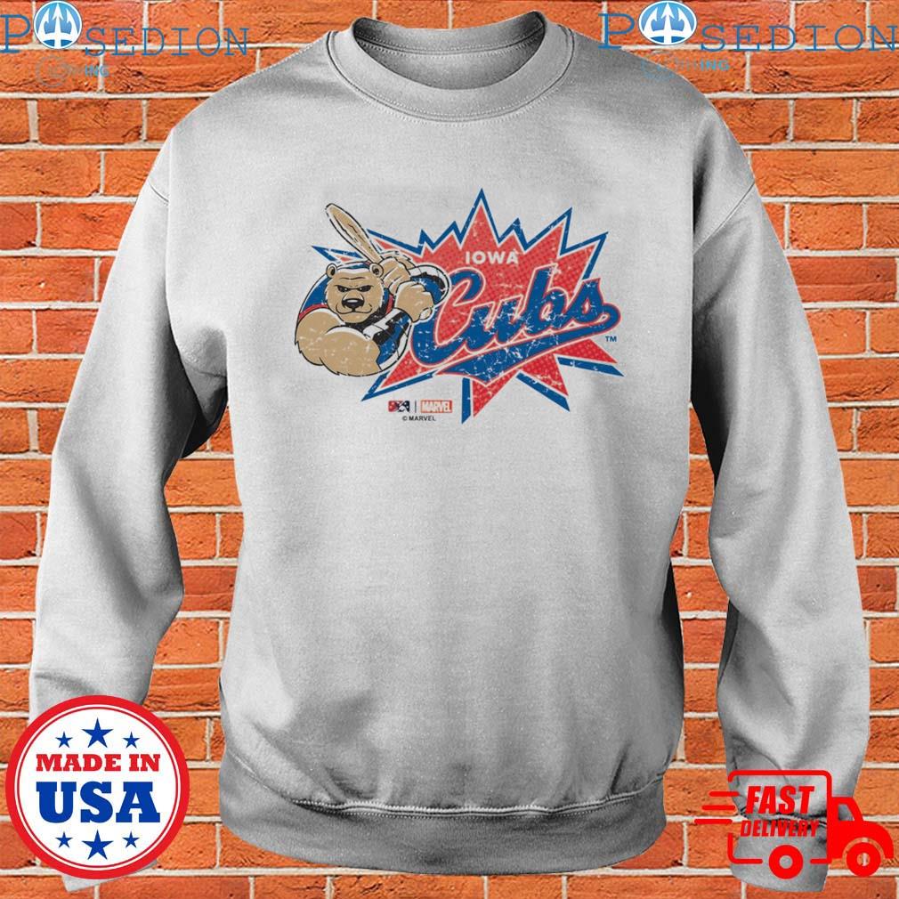 Men's Iowa Cubs Marvel burst T-shirts, hoodie, sweater, long sleeve and  tank top