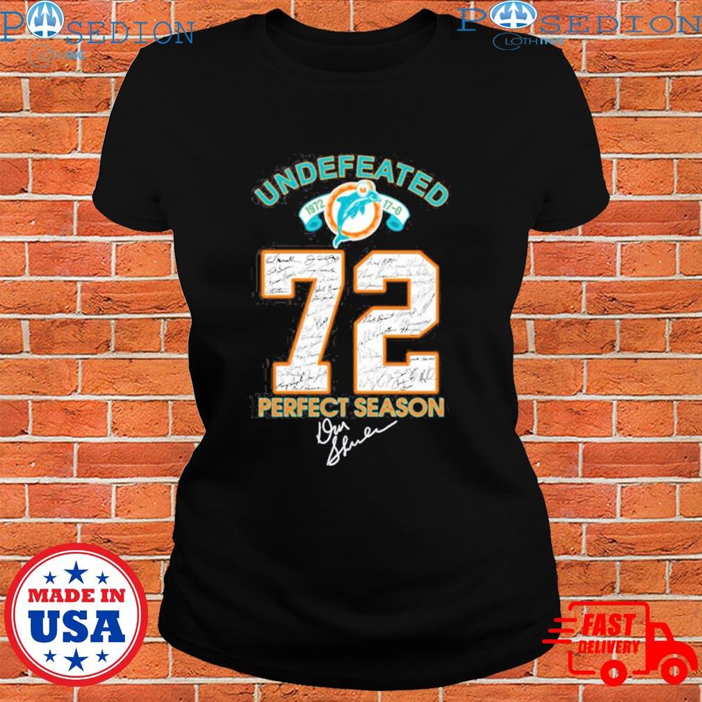 MiamI dolphins undefeated 1972 perfect season signature T-shirts, hoodie,  sweater, long sleeve and tank top