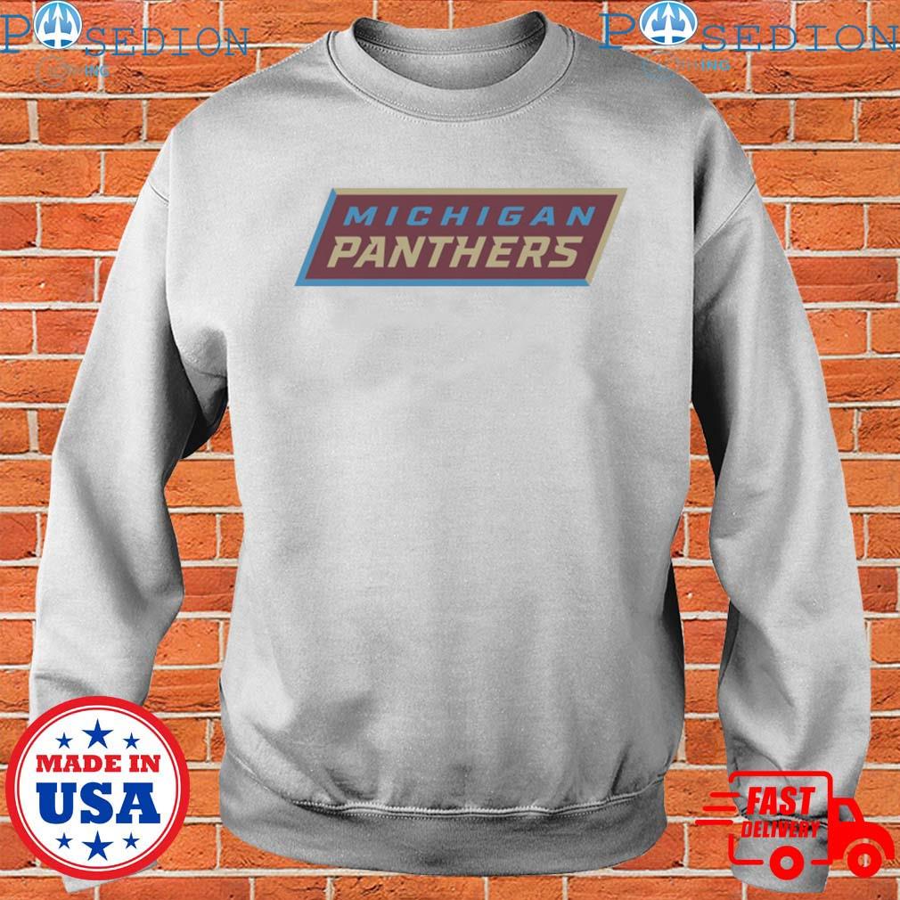 Michigan Panthers Authentic Sideline Short Sleeve Shirt White / M