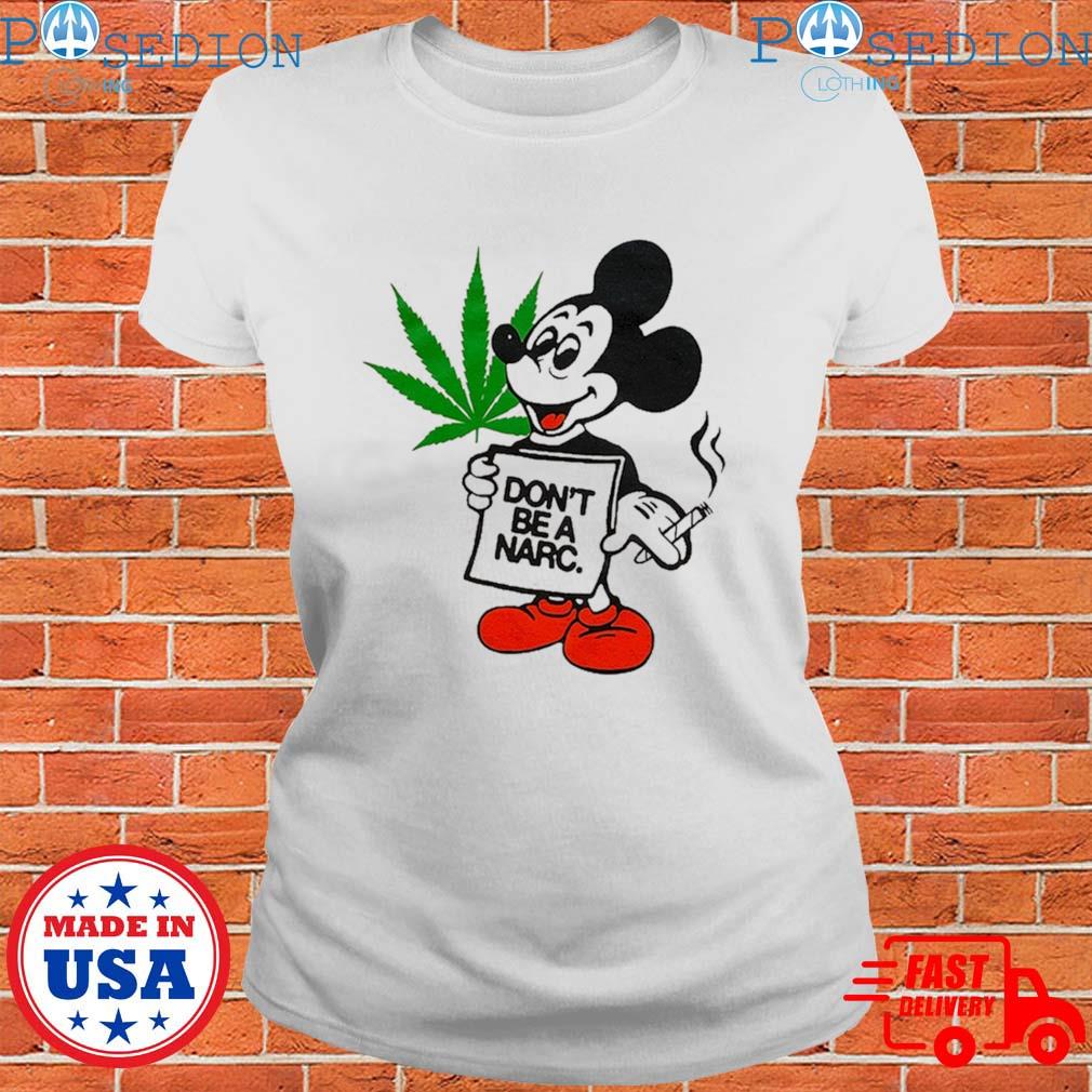 Mickey Mouse Smoking Weed Shirt