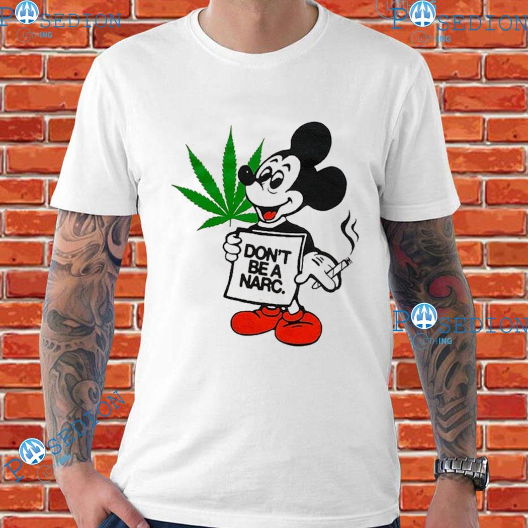 Mickey Mouse Smoking Weed Shirt