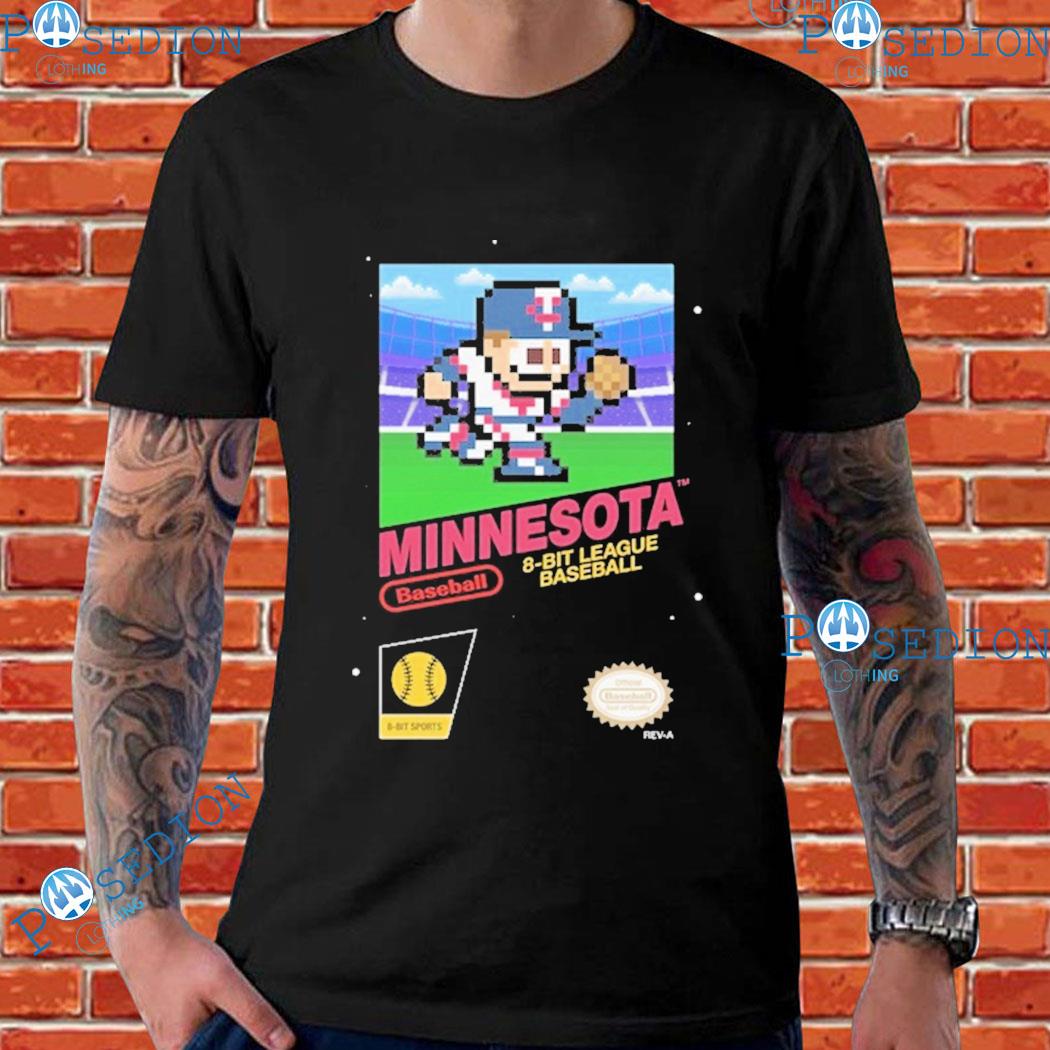 Minnesota twins mlb major league baseball team jersey nintendo nes vintage  T-shirts, hoodie, sweater, long sleeve and tank top