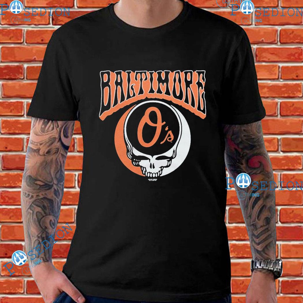 Mlb x grateful dead x orioles T-shirt, hoodie, sweater, long sleeve and  tank top