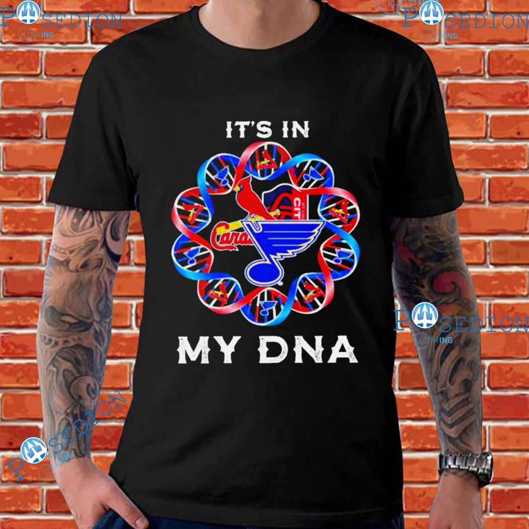 My DNA st louis city sc st louis cardinals st louis blues T-shirt, hoodie,  sweater, long sleeve and tank top