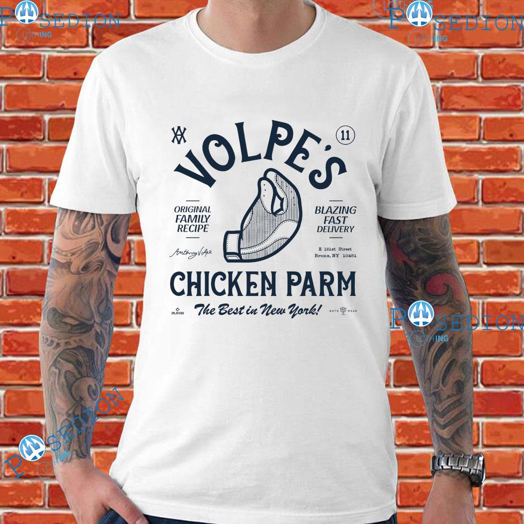 Yankees chicken parm shirt anthony volpe shirt, hoodie, sweater, long  sleeve and tank top