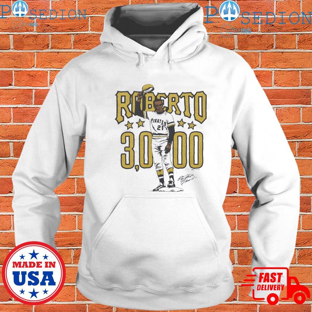 Official pirates roberto clemente 3000 signature T-shirts, hoodie, sweater,  long sleeve and tank top