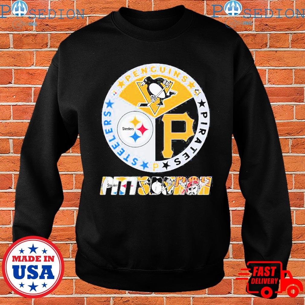 Pittsburgh Steelers and Penguins Pirates Logo Shirt, hoodie, sweater, long  sleeve and tank top