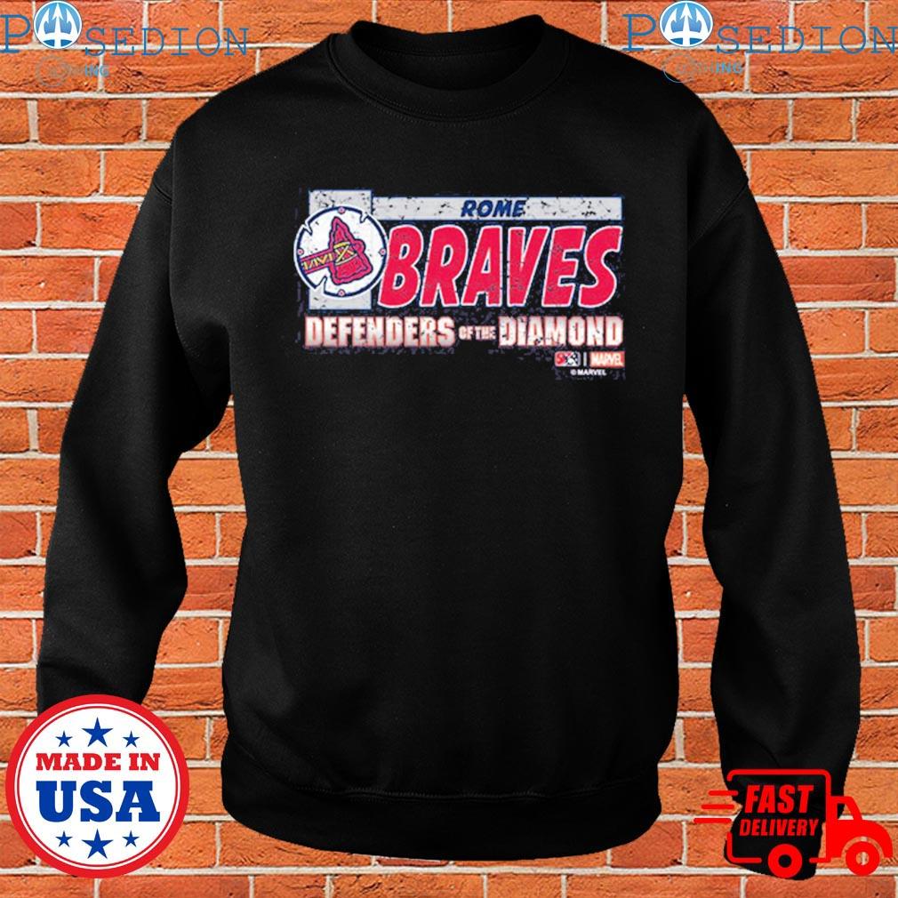 Rome braves Marvel defenders of the diamond youth T-shirts, hoodie,  sweater, long sleeve and tank top