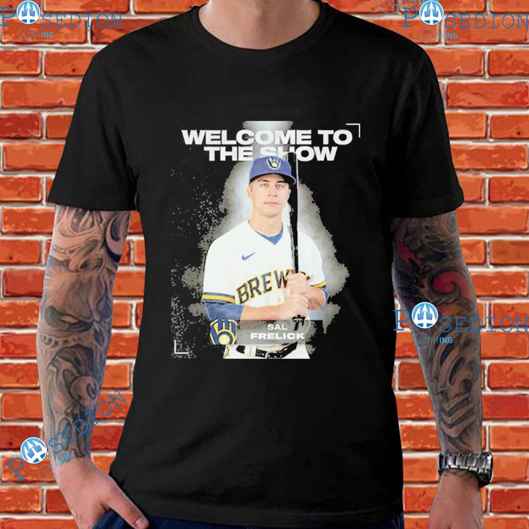Sal frelick milwaukee brewers welcome to the mlb show T-shirts