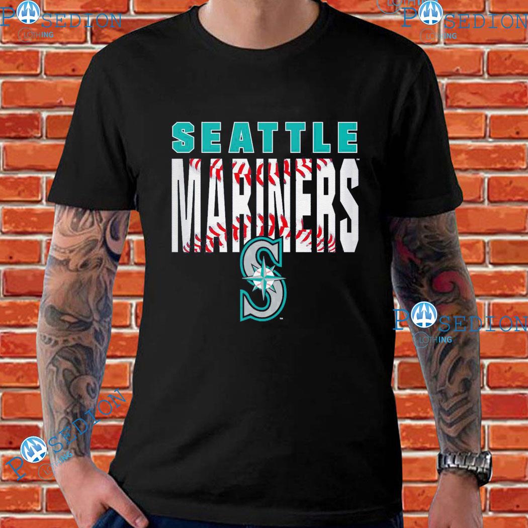 MLB Boys 4-18 Seattle Mariners Meshed Up Tee, Boy's, Size: 8-10, Blue