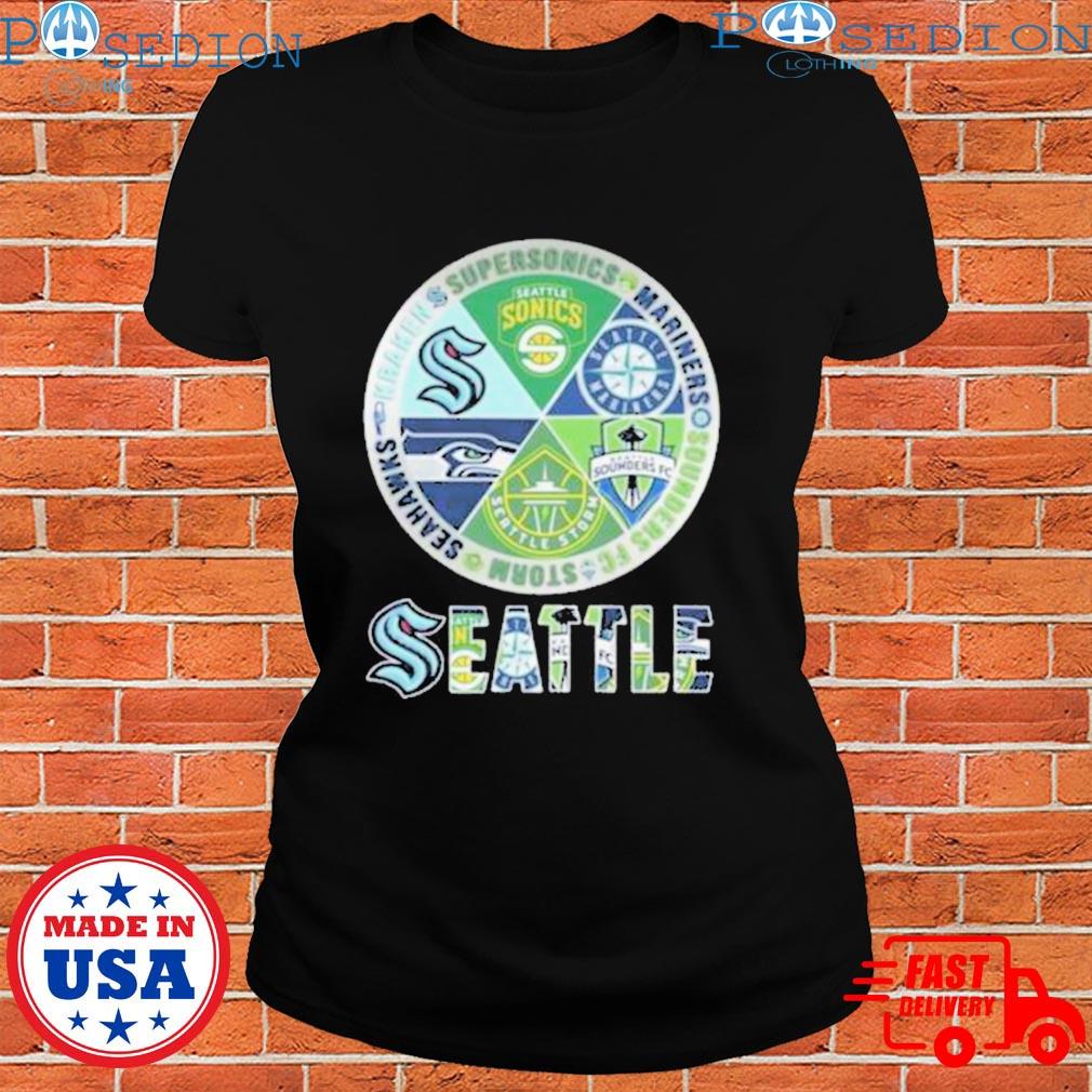 Official Seattle All Team Sports Kraken Mariners Seahawks Storm And  Sounders shirt, hoodie, sweater, long sleeve and tank top