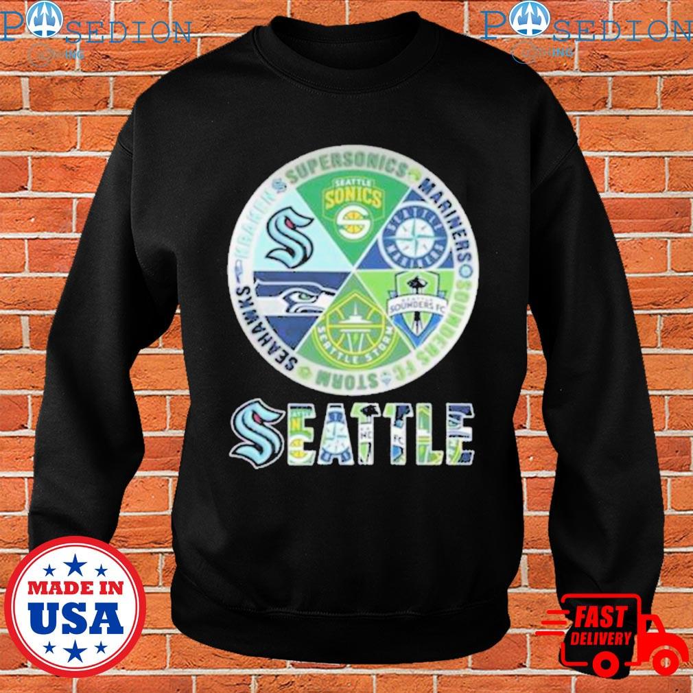 Official seattle Seahawks And Seattle Mariners Shirt, hoodie, sweater, long  sleeve and tank top