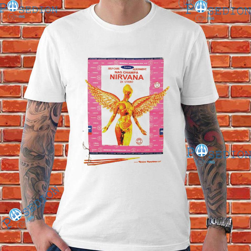 Self care love alingnment nag champa nirvana in utero T-shirts