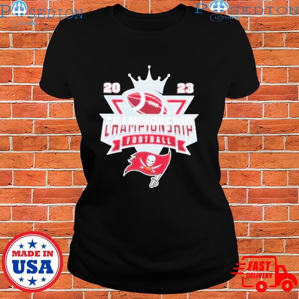 Tampa Bay Buccaneers Football Nfl 2023 Championship Crown Logo T