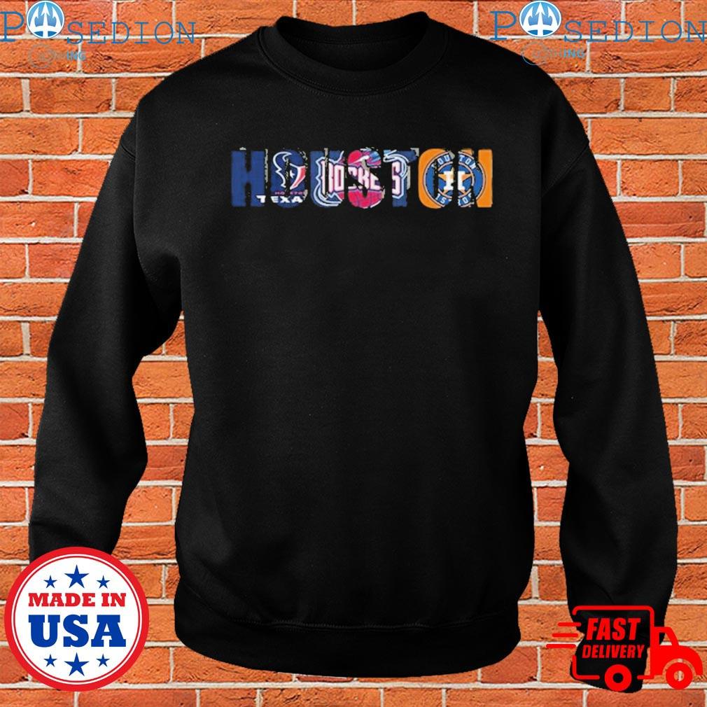 Houston Sports Teams Astros, Texans, Dynamo And Rockets Logo Shirt, hoodie,  sweater, long sleeve and tank top
