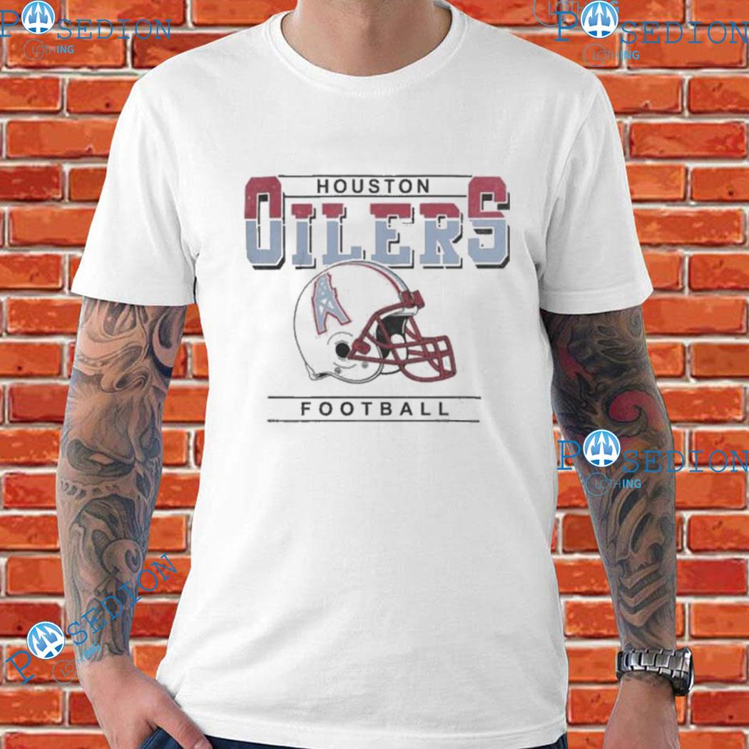 Tennessee Titans franklin blue houston oilers helmet T-shirts