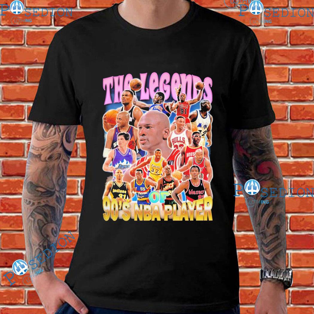 The legends 90s NBA player basketball T-shirts, hoodie, sweater