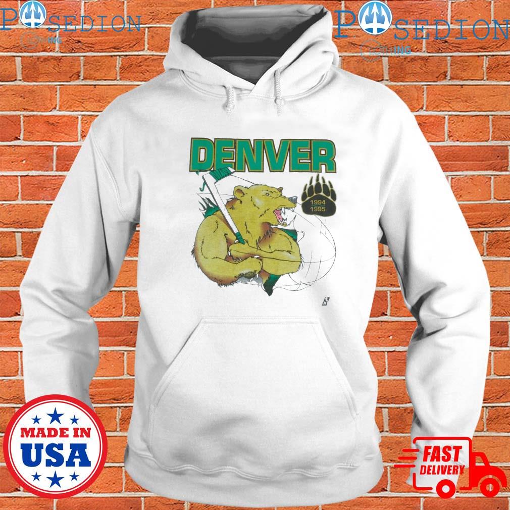 Vintage denver grizzlies 1994 1995 breakthrough nutmeg size xl hockey 90s  ihl T-shirts, hoodie, sweater, long sleeve and tank top
