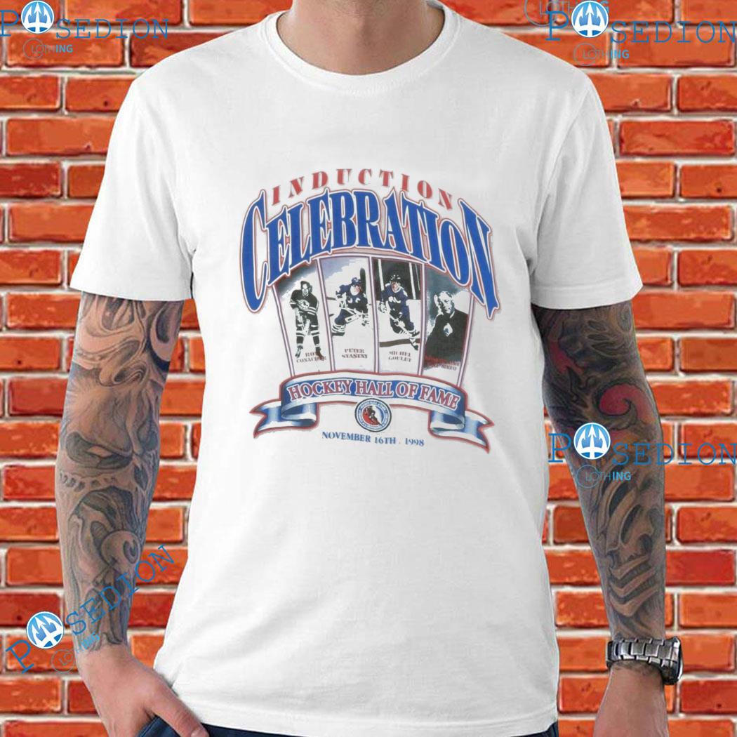 Official vintage hockey hall of fame induction celebration medium 1998 90s  nhl T-shirts, hoodie, tank top, sweater and long sleeve t-shirt