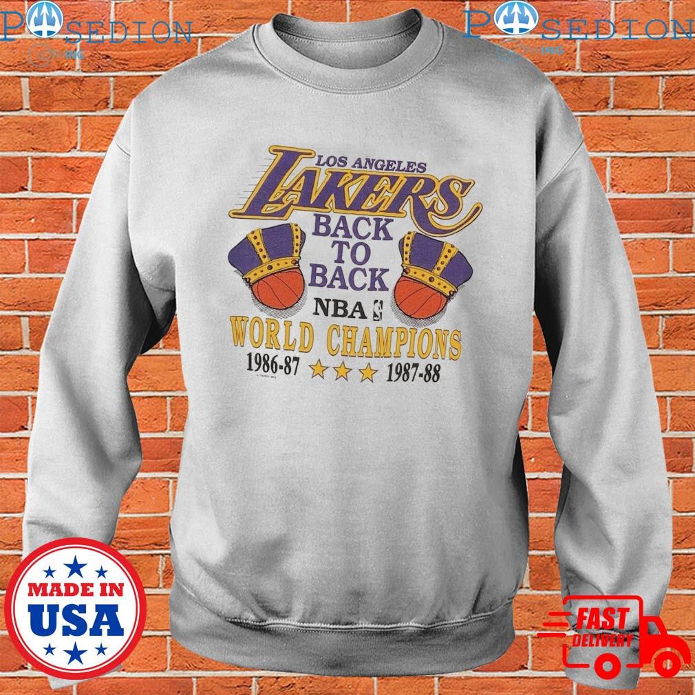 Vintage 87/88 Los Angeles Lakers World Champs Back To Back Muscle