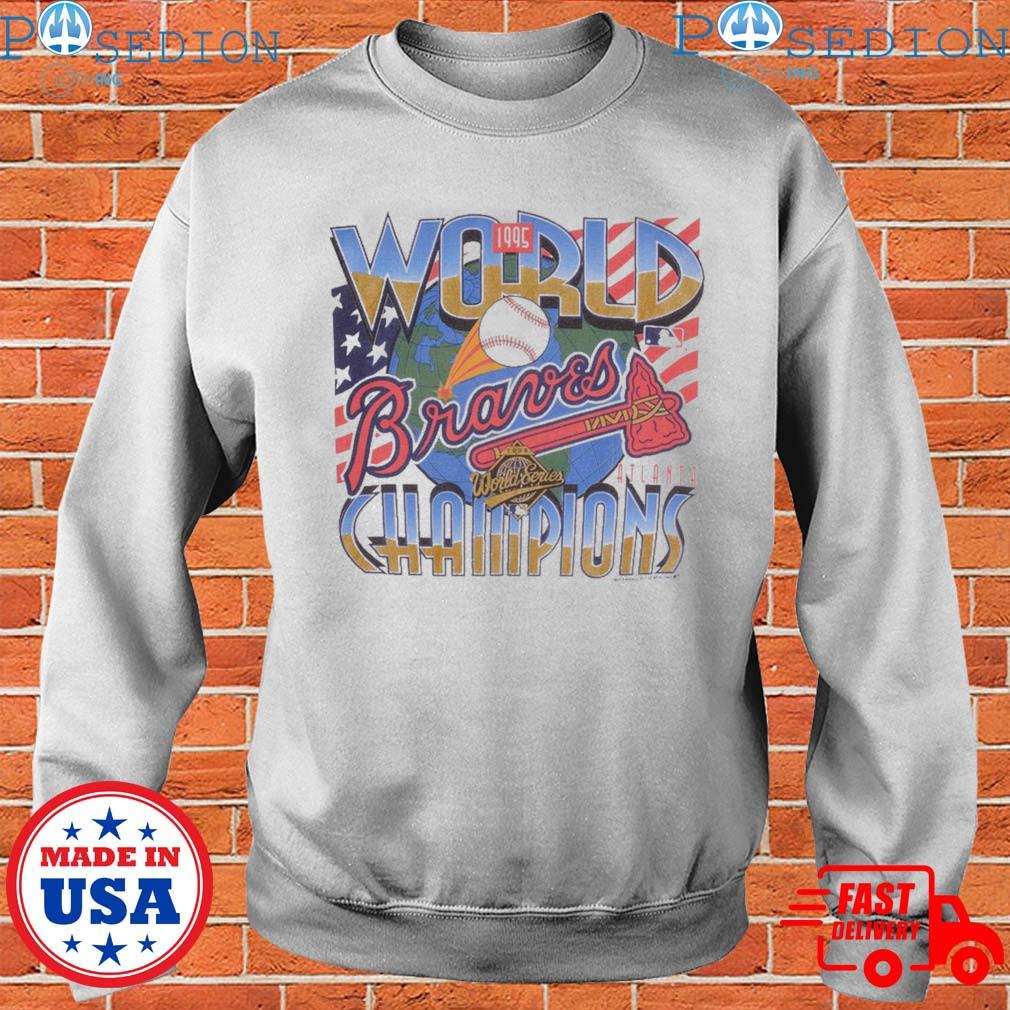 Official vintage mlb atlanta braves world champions 1995 T-shirts, hoodie,  sweater, long sleeve and tank top