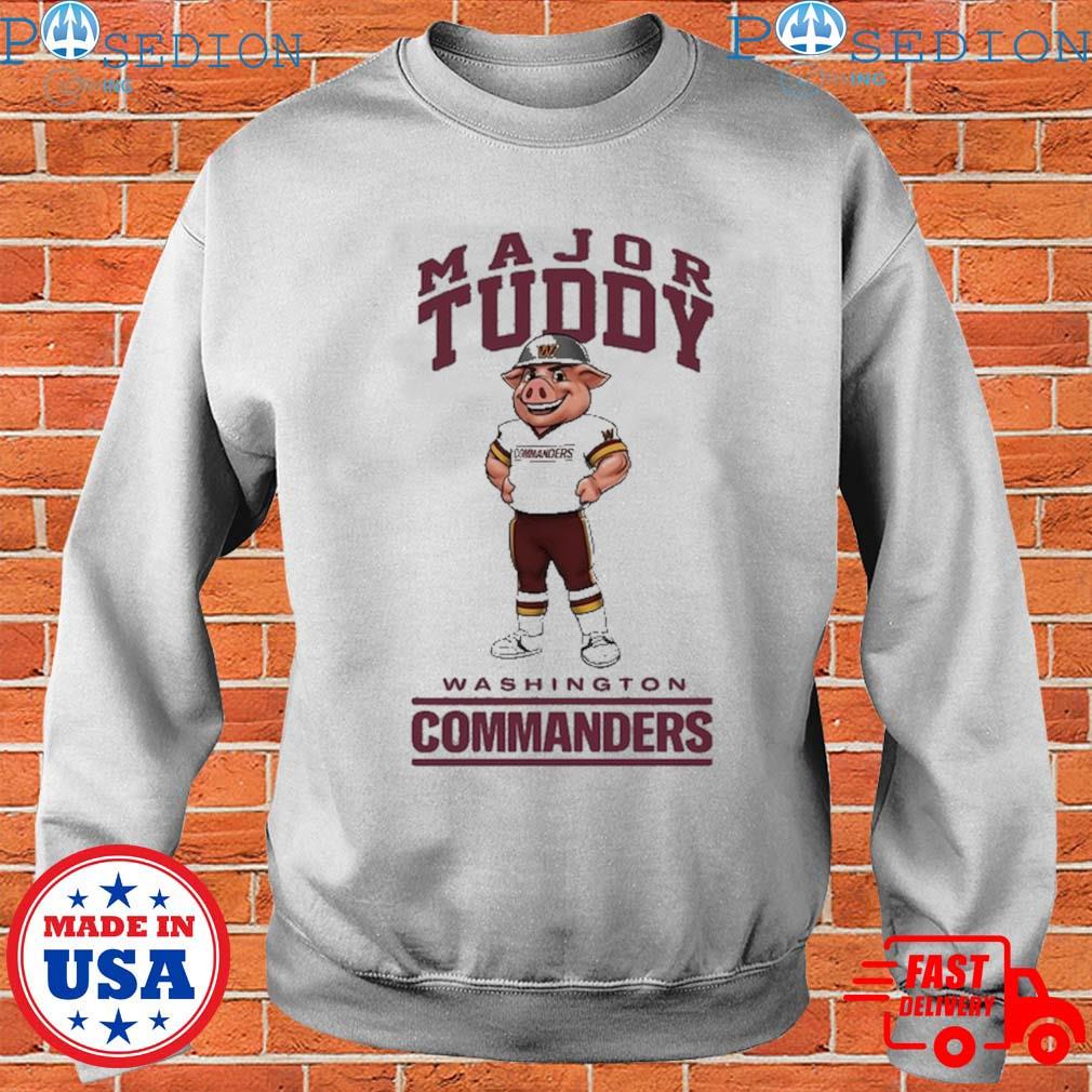 Washington Commanders Major Tuddy 2023 shirt, hoodie, longsleeve