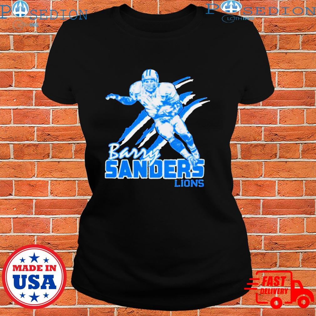 Detroit Lions Barry Sanders Shirt - High-Quality Printed Brand