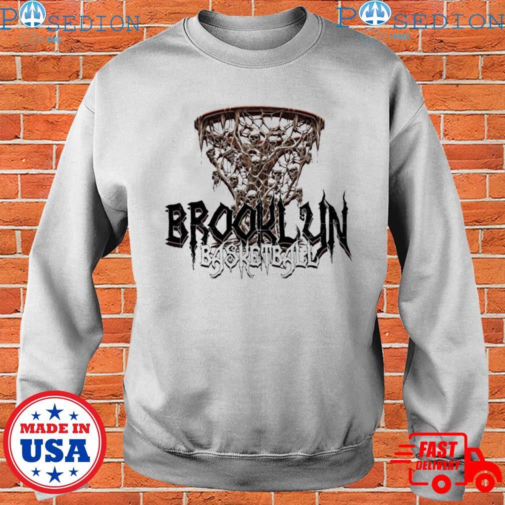 Brooklyn Nets Basketball Team Logo Long Sleeve T-Shirt