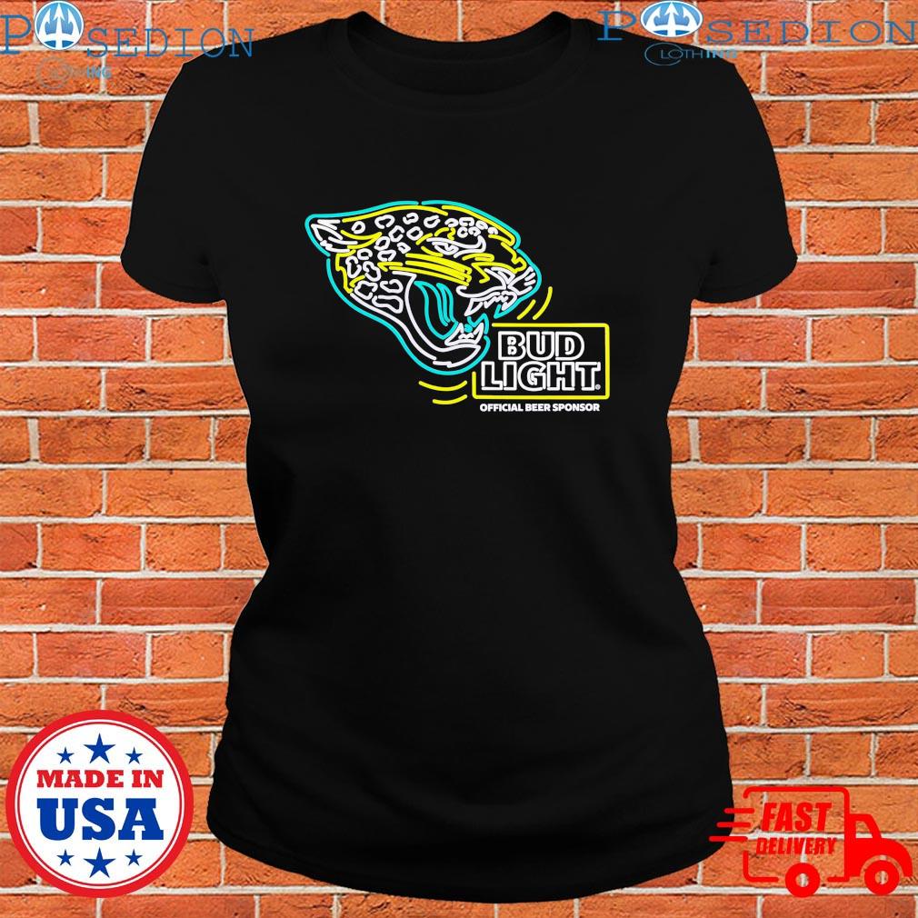 Bud Light Jacksonville Jaguars Nfl Led Sign T-Shirts - Hopped-Up Tees