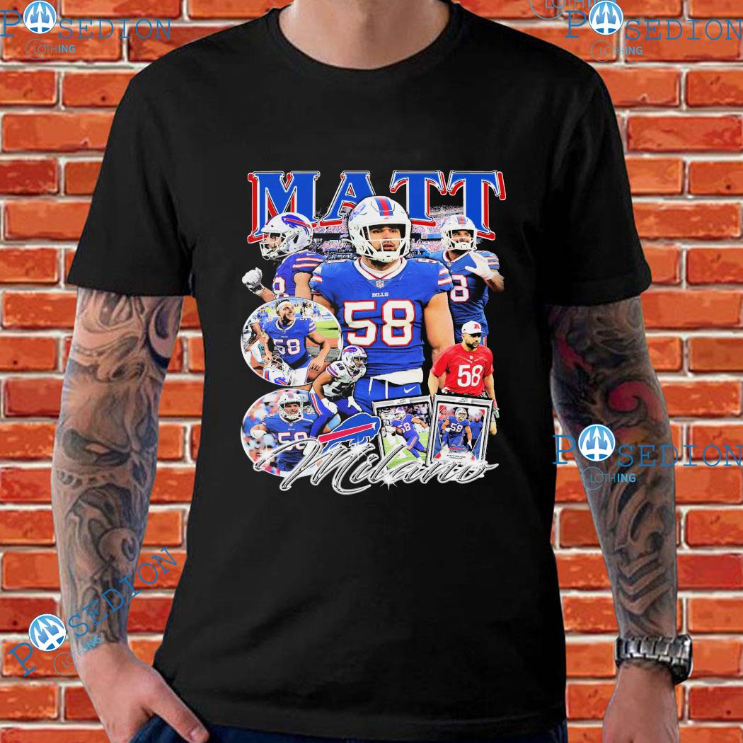 Buffalo Bills Matt Milano Royal Jersey