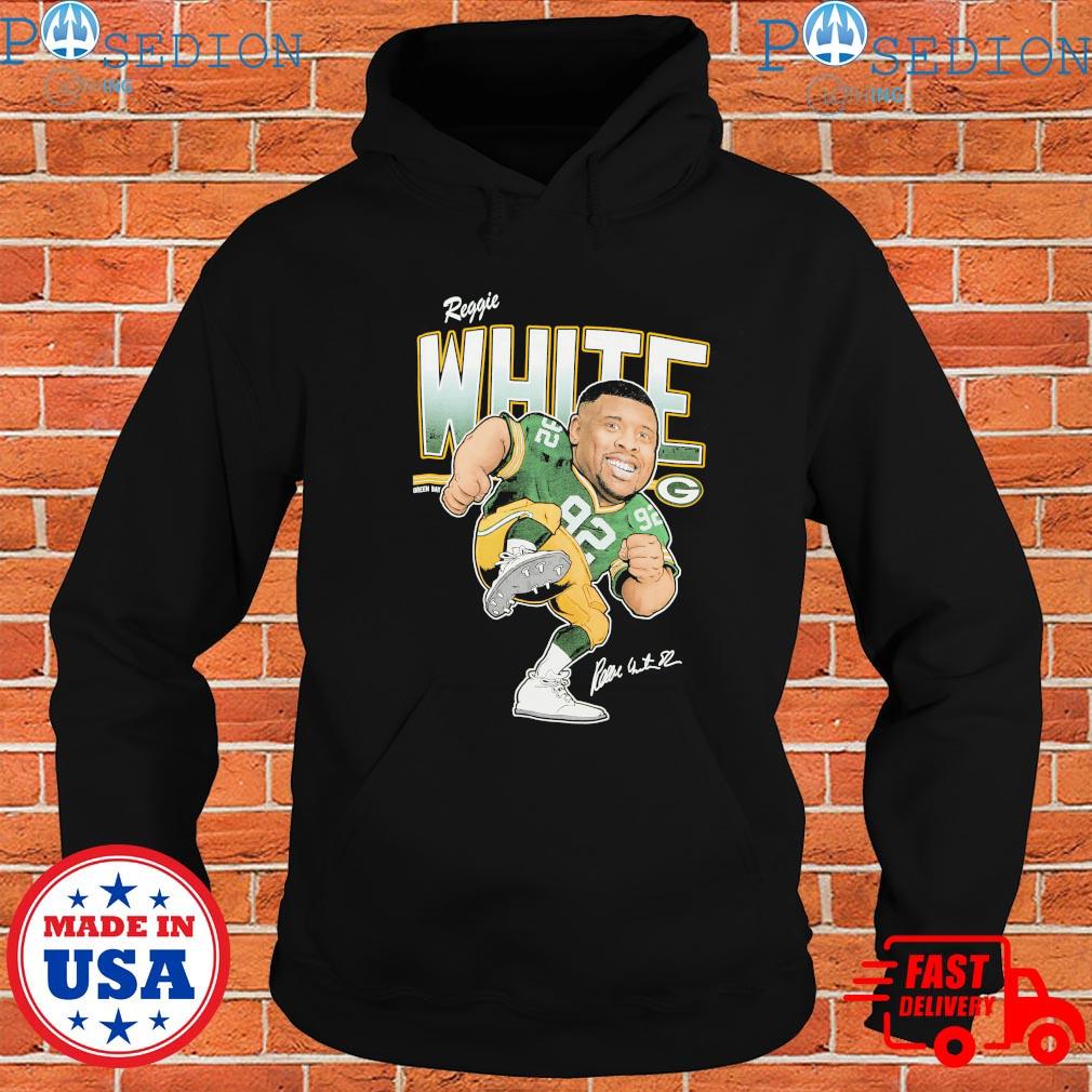 Official caricatures Green Bay Packers Reggie White T-Shirts, hoodie, tank  top, sweater and long sleeve t-shirt