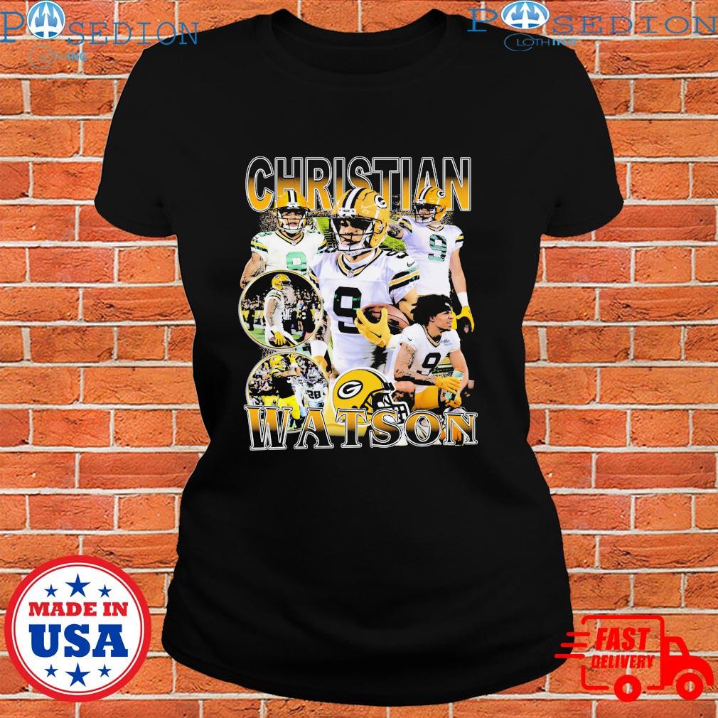 Official Christian Watson Green Bay Packers T-Shirts, Packers Christian  Watson Tees, Shirts, Tank Tops