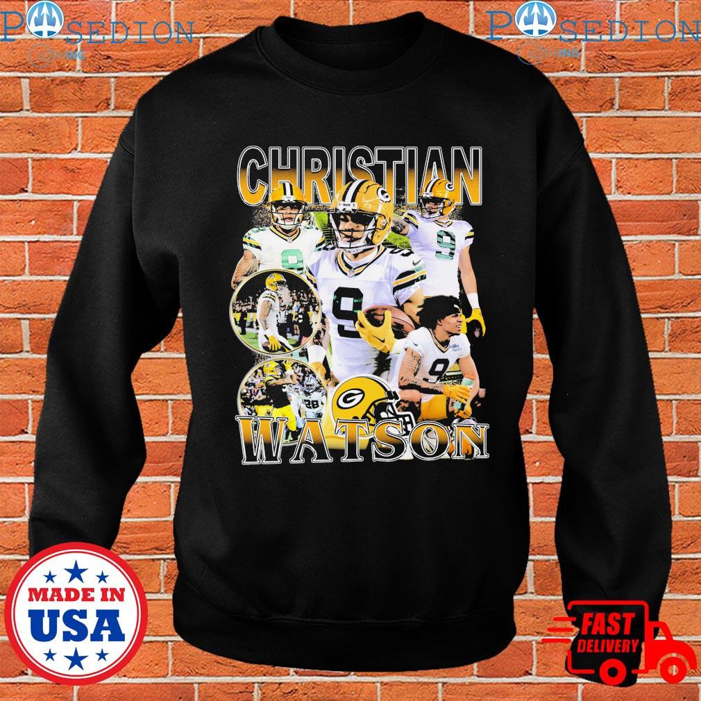 Christian Watson Green Bay Packers number 9 shirt, hoodie, sweater, long  sleeve and tank top