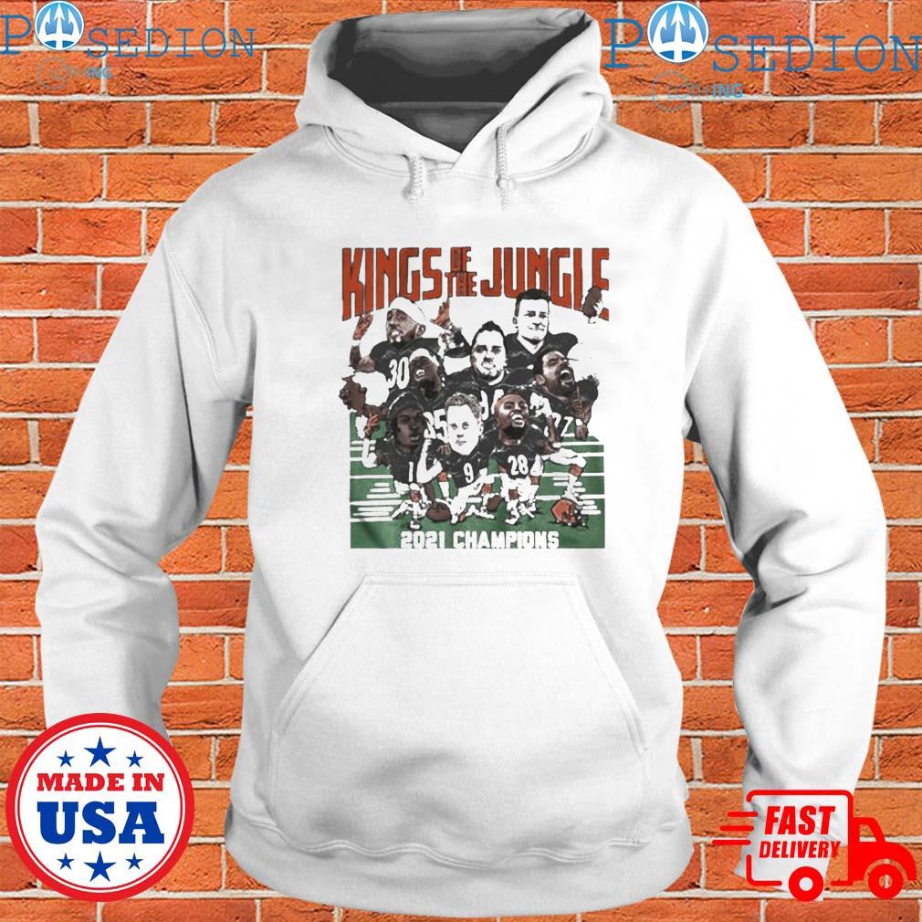 Cincinnati Bengals Kings Of The Jungle Caricatures Shirt, hoodie, sweater,  long sleeve and tank top