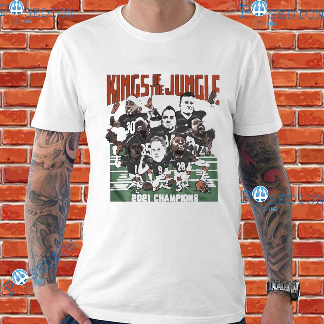 Cincinnati Bengals Kings Of The Jungle Caricatures Shirt, hoodie