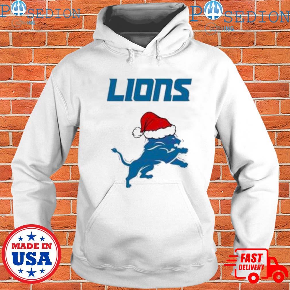 Detroit Lions Christmas Logo T-Shirts, hoodie, sweater, long