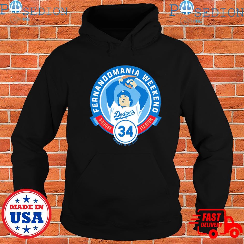 Fernandomania Weekend Dodger Stadium 34 t shirt, hoodie, longsleeve,  sweatshirt, v-neck tee