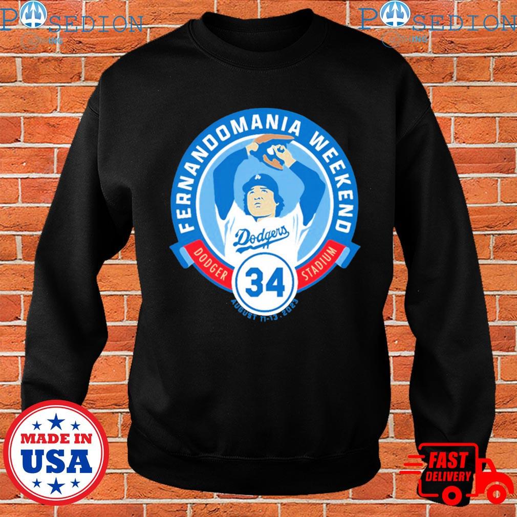 Los Angeles Dodgers Fernandomania Weekend Dodger Stadium 34 T-Shirts,  hoodie, sweater, long sleeve and tank top
