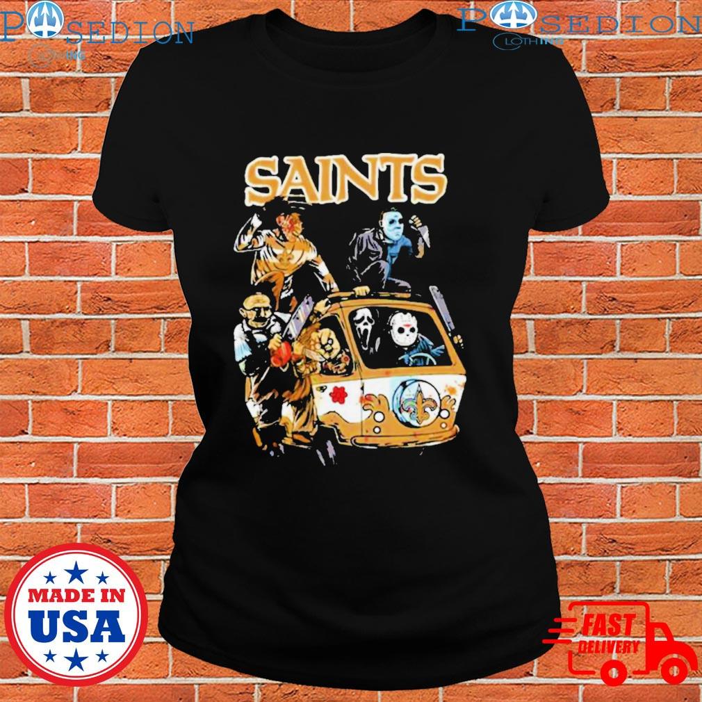 Horror Movies Characters New Orleans Saints Football Halloween 2023 T-Shirts,  hoodie, sweater, long sleeve and tank top