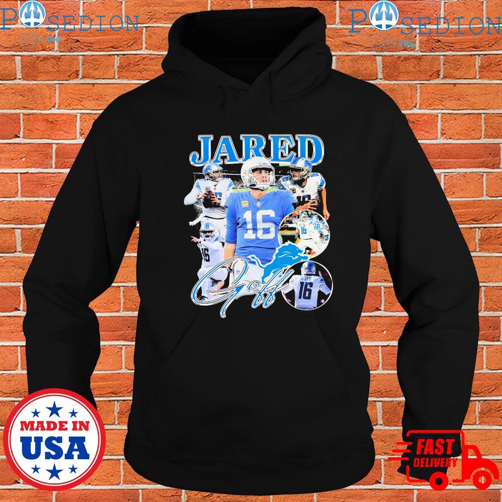 Detroit Football Sweatshirt Jared Goff Shirt Retro Foobal 