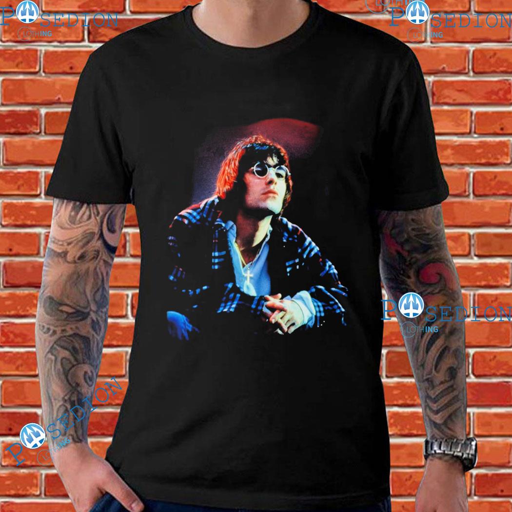 Jay ENHYPEN Wearing Liam Gallagher At Maine Road Stadium Manchester T-Shirt  - Nanishirt