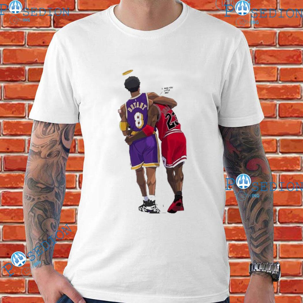 Jayson Tatum Wearing Kobe Bryant And Michael Jordan Bromance Sketch Canvas  Art Classic Shirt - Limotees