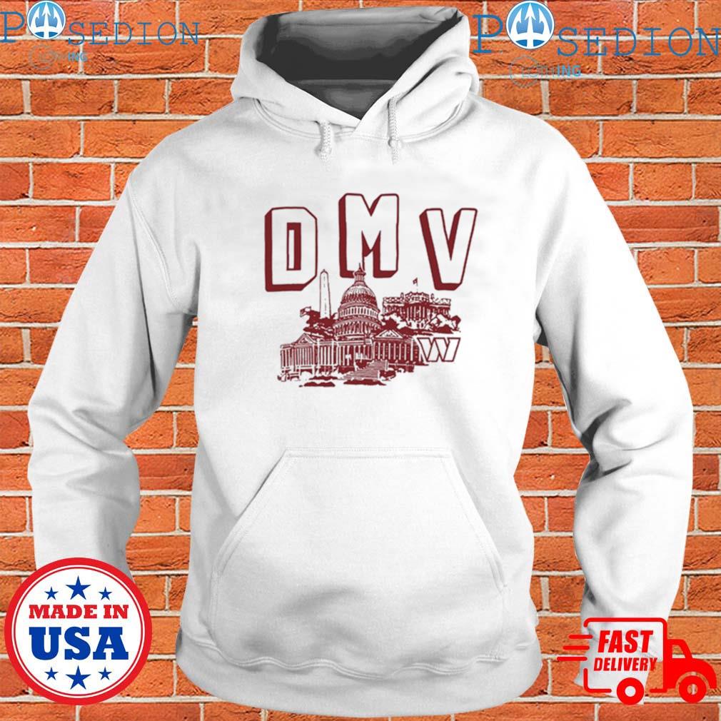 Official washington commanders dmv T-shirt, hoodie, sweater, long sleeve  and tank top