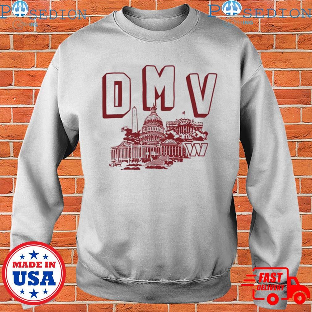 Official washington commanders dmv T-shirt, hoodie, sweater, long sleeve  and tank top