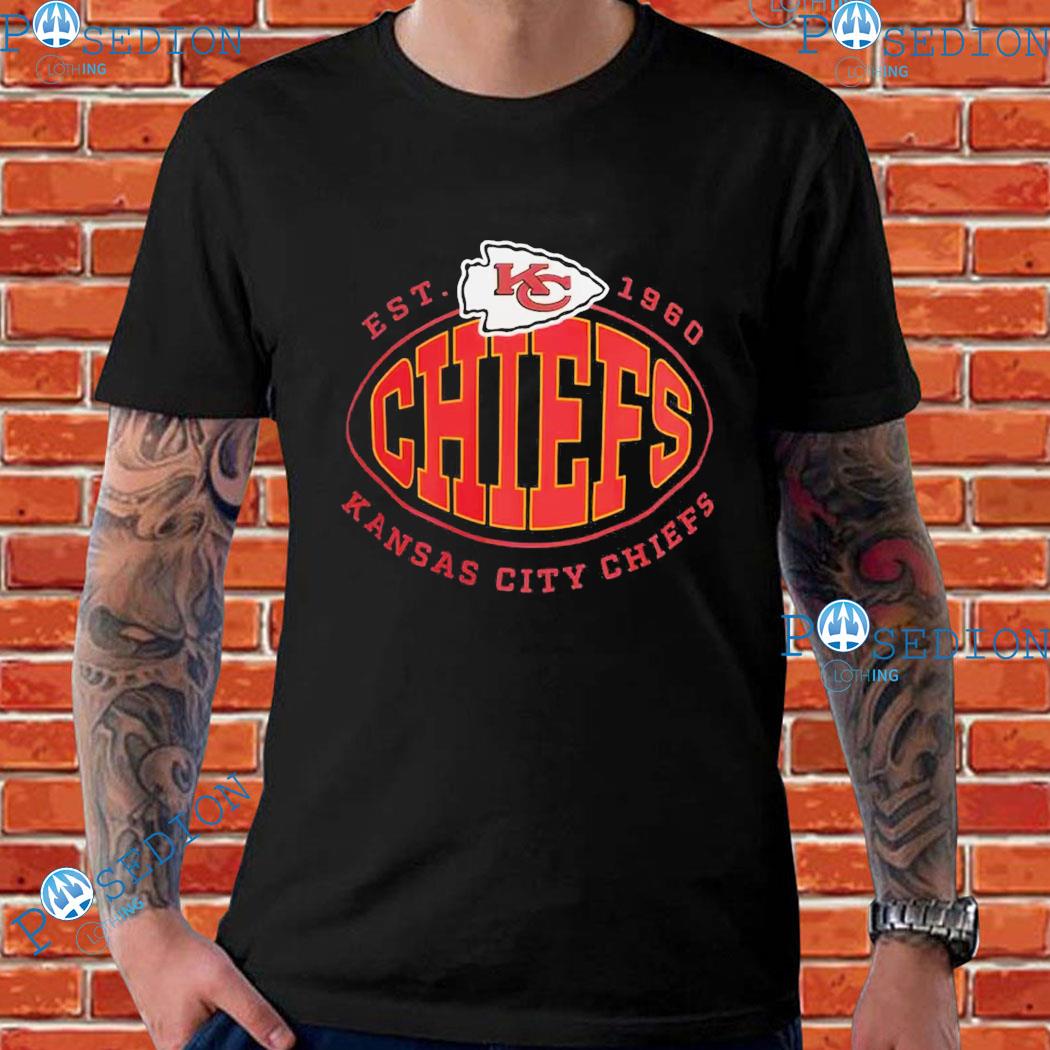 Men's Boss x NFL Black Kansas City Chiefs Trap T-Shirt Size: Small