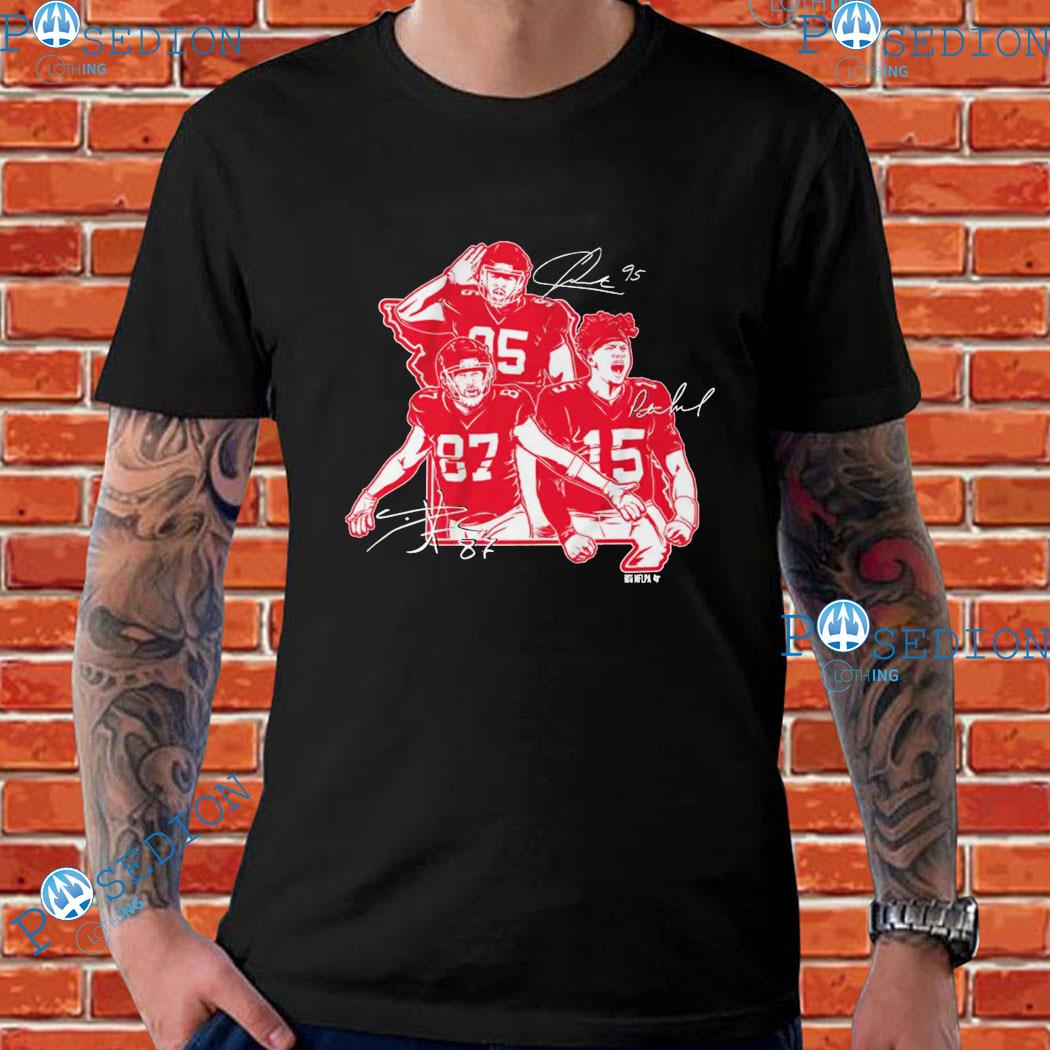 Official kansas City Star Collage Patrick Mahomes Travis Kelce And Chris  Jones Shirt, hoodie, sweater, long sleeve and tank top