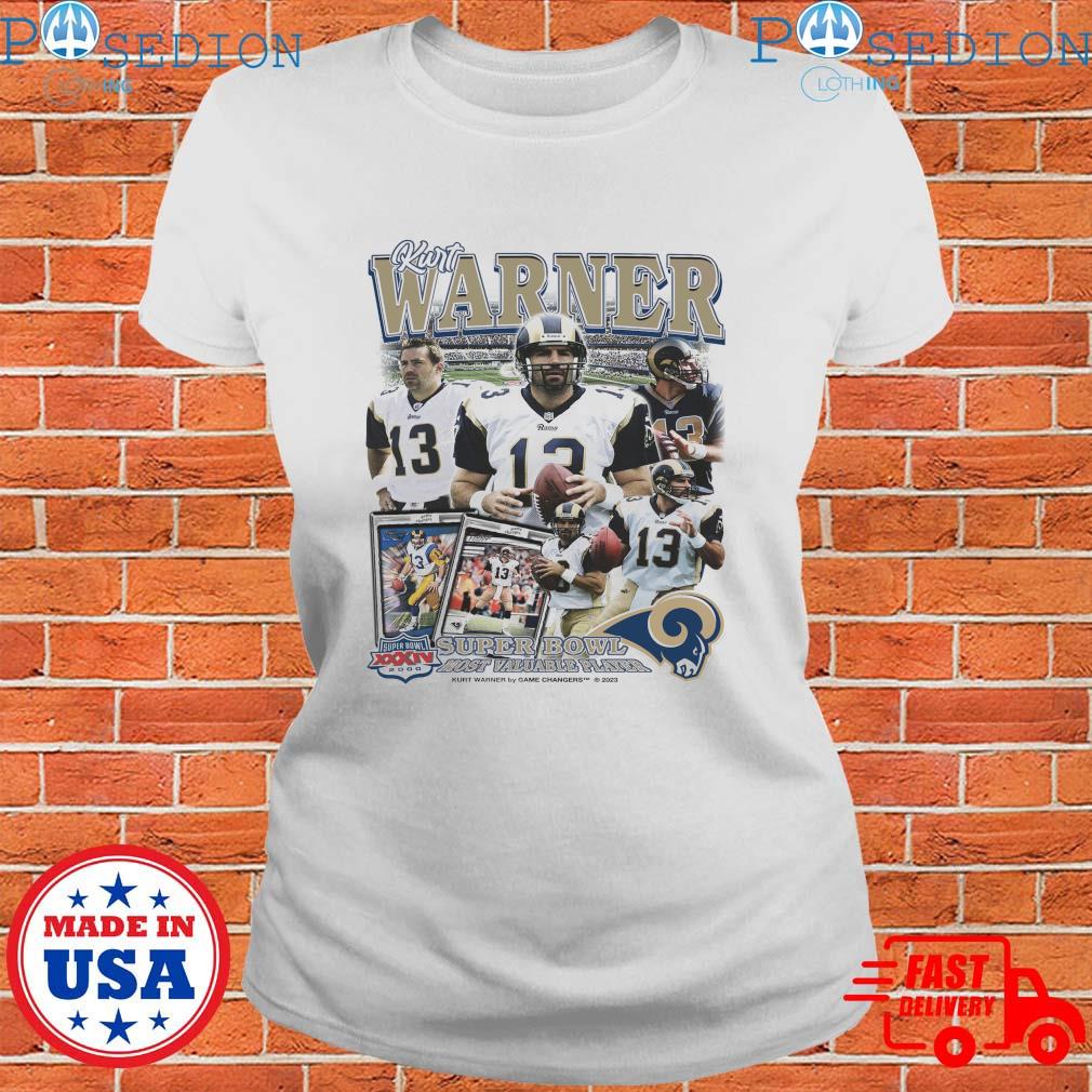 Kurt Warner Tee Super Bowl Most Valuable Player Los Angeles Rams