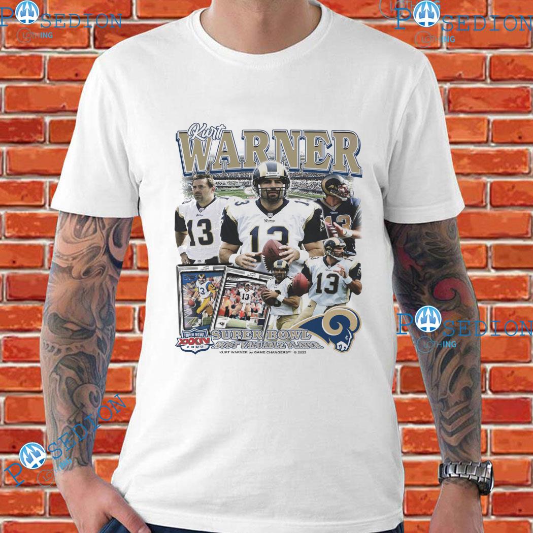 Kurt Warner Tee Super Bowl Most Valuable Player Los Angeles Rams
